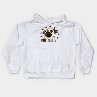 pug dog Kids Hoodie